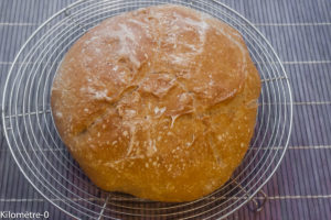 Photo de pain en cocotte recette de Kilomètre-0, blog de cuisine réalisée à partir de produits locaux et issus de circuits courts
