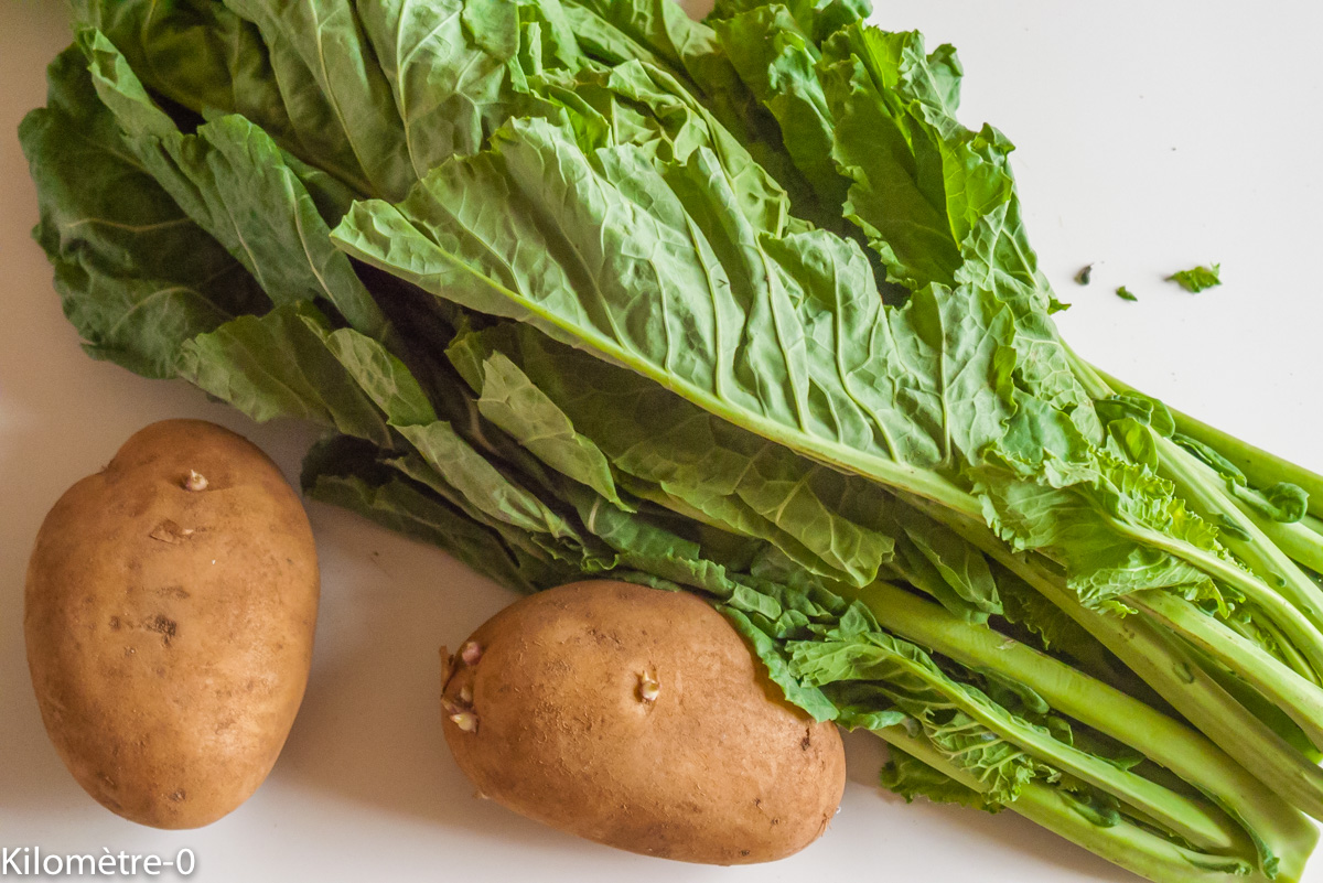 Photo de recette de chou vert de Kilomètre-0, blog de cuisine réalisée à partir de produits locaux et issus de circuits courts
