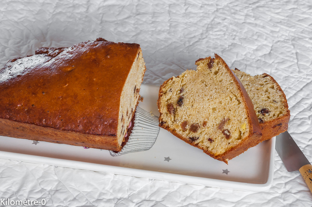 Photo de recette de cake sucré Kilomètre-0, blog de cuisine réalisée à partir de produits locaux et issus de circuits courts