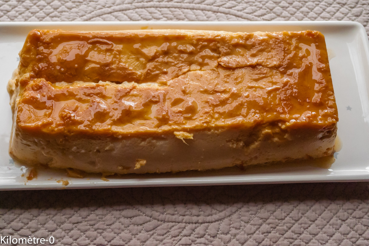 Photo de recette de flan à l'orange de Kilomètre-0, blog de cuisine réalisée à partir de produits locaux et issus de circuits courts