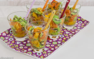 Photo de recette de verrine apéro de Kilomètre-0, blog de cuisine réalisée à partir de produits locaux et issus de circuits courts