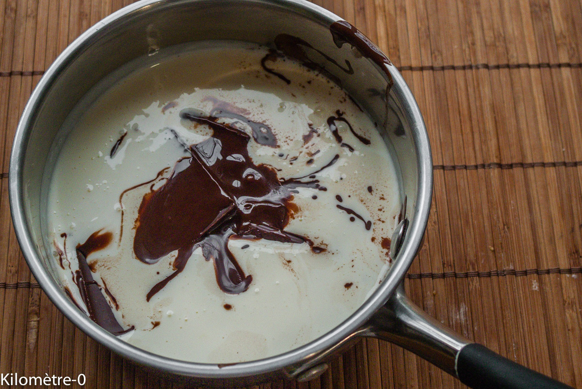 Photo de recette de gravity cake de Kilomètre-0, blog de cuisine réalisée à partir de produits locaux et issus de circuits courts