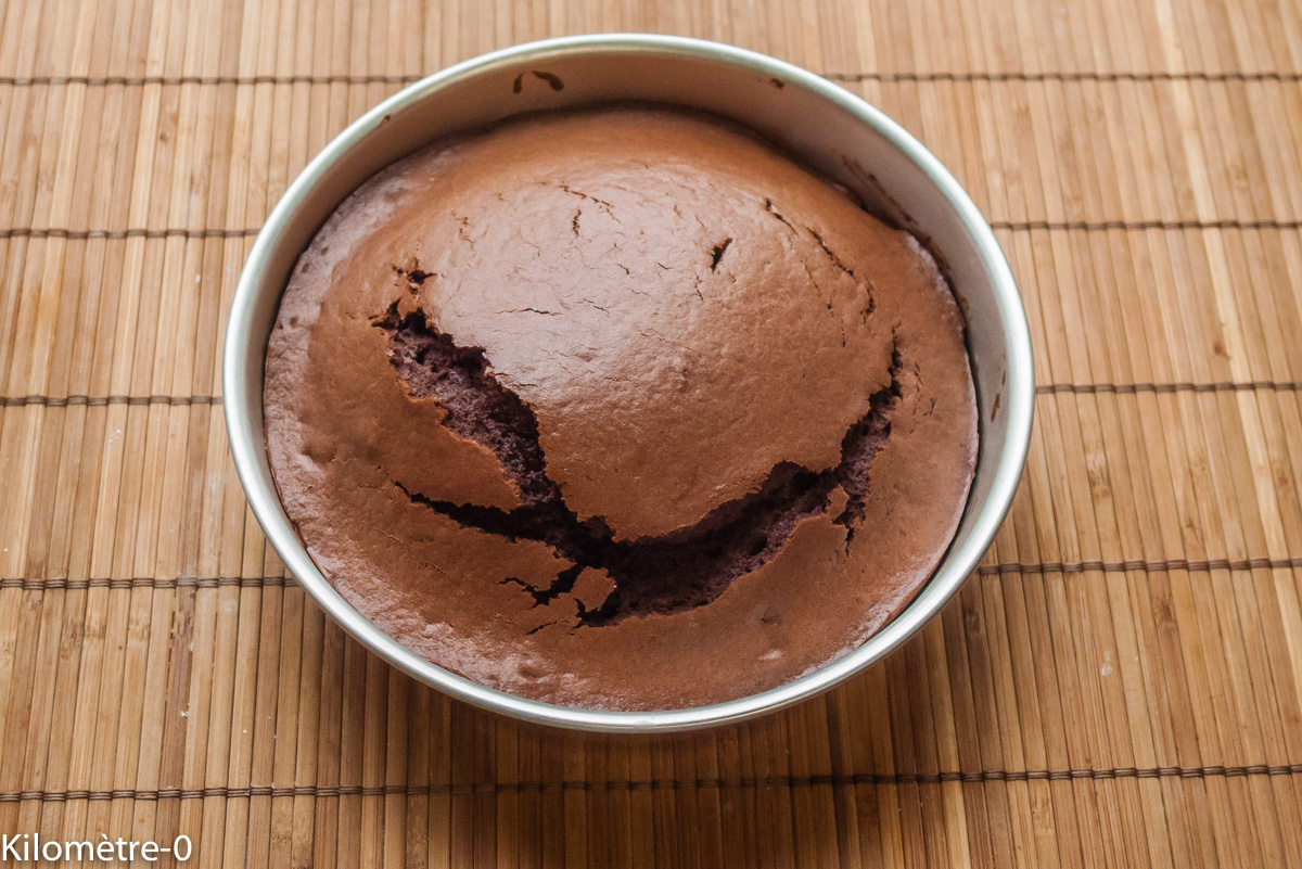 Photo de recette de gravity cake de Kilomètre-0, blog de cuisine réalisée à partir de produits locaux et issus de circuits courts
