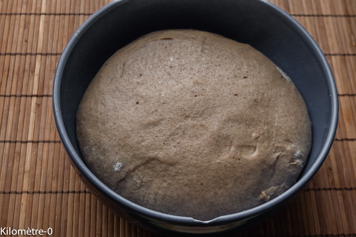 Photo de recette de pain d'épices brioché de Kilomètre-0, blog de cuisine réalisée à partir de produits locaux et issus de circuits courts
