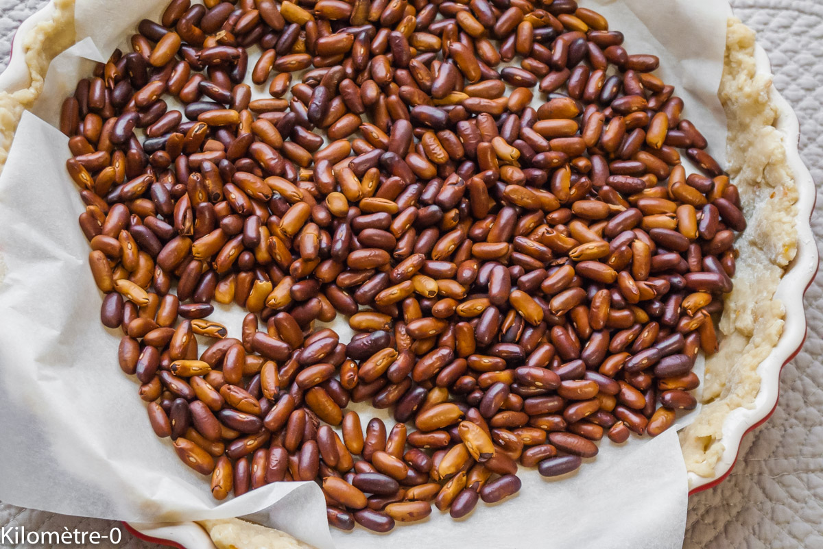 Photo de recette de tarte au chocolat de Kilomètre-0, blog de cuisine réalisée à partir de produits locaux et issus de circuits courts