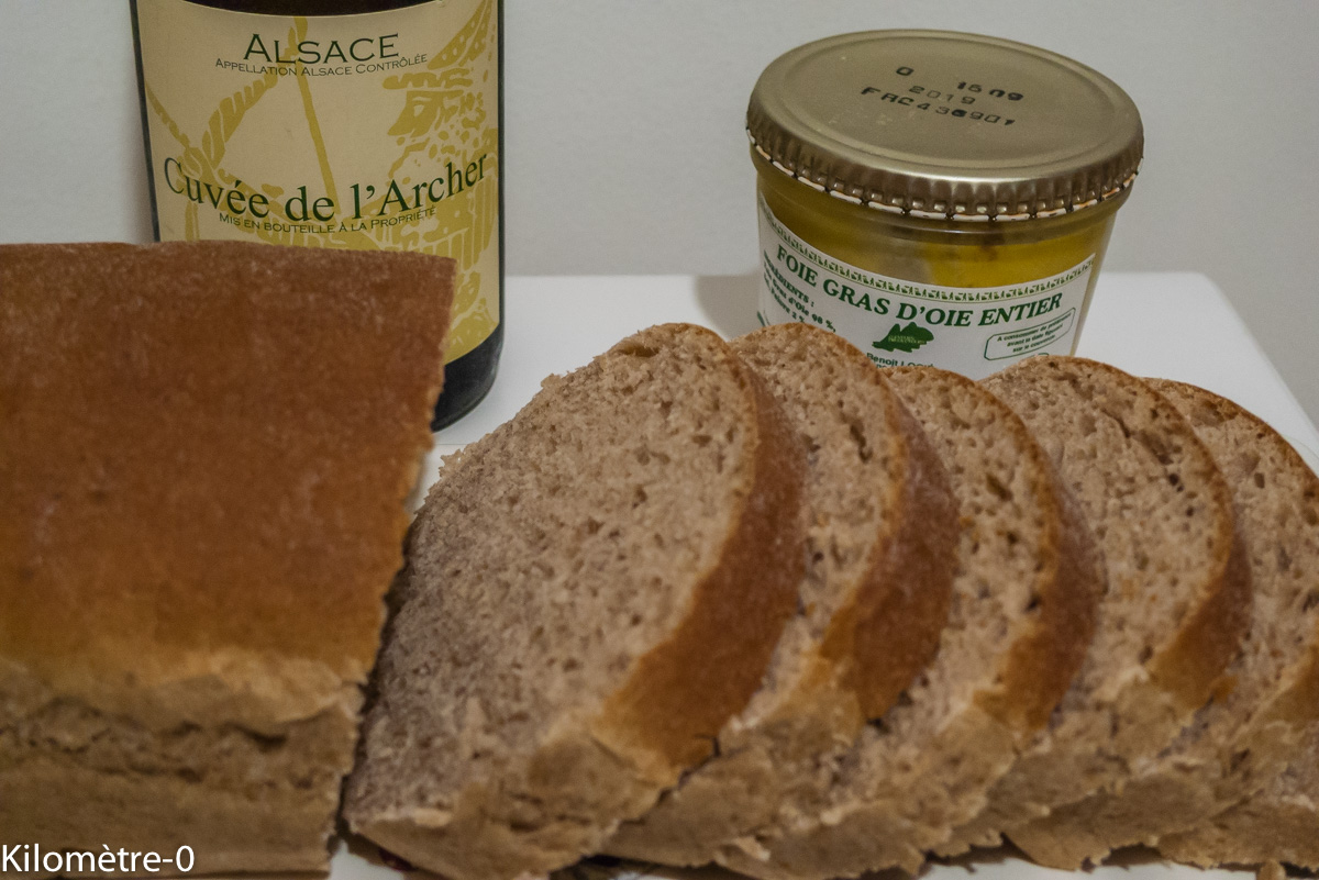 Photo de recette de pain d'épices brioché de Kilomètre-0, blog de cuisine réalisée à partir de produits locaux et issus de circuits courts