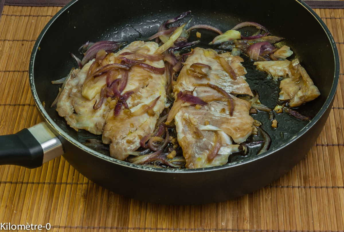 Photo de recette de daurade de Kilomètre-0, blog de cuisine réalisée à partir de produits locaux et issus de circuits courts