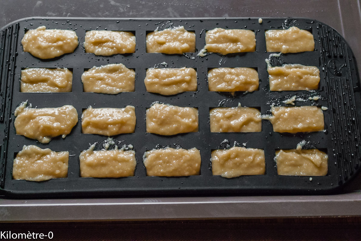 Photo de recette de financiers de Kilomètre-0, blog de cuisine réalisée à partir de produits locaux et issus de circuits courts
