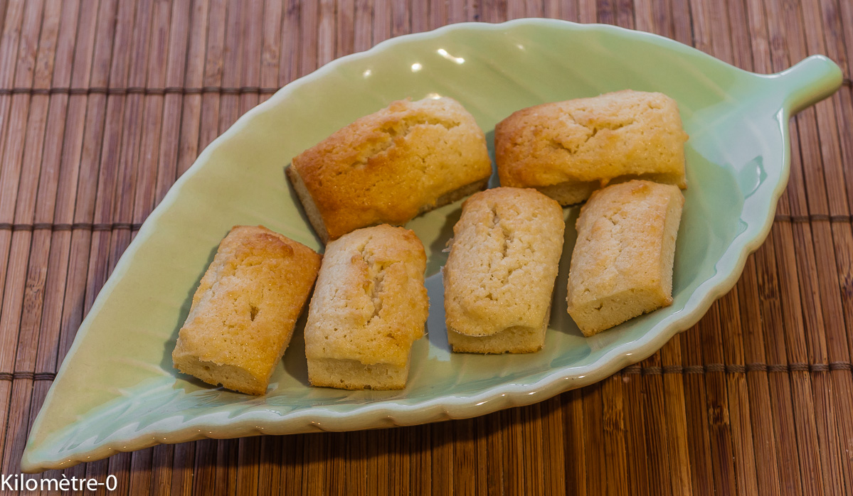 Photo de recette de financiers de Kilomètre-0, blog de cuisine réalisée à partir de produits locaux et issus de circuits courts