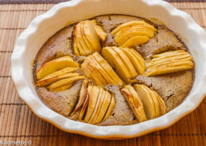 Photo de recette de gâteau pommes noisettes de Kilomètre-0, blog de cuisine réalisée à partir de produits locaux et issus de circuits courts