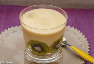 Photo de recette de tiramisu kiwi limoncello de Kilomètre-0, blog de cuisine réalisée à partir de produits locaux et issus de circuits courts