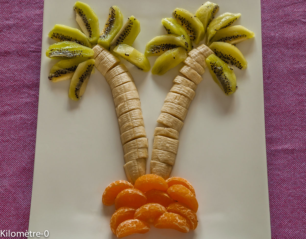 Photo de recette facile, rapide, légère, bio de kiwi, banane,mandarine de  Kilomètre-0, blog de cuisine réalisée à partir de produits locaux et issus de circuits courts