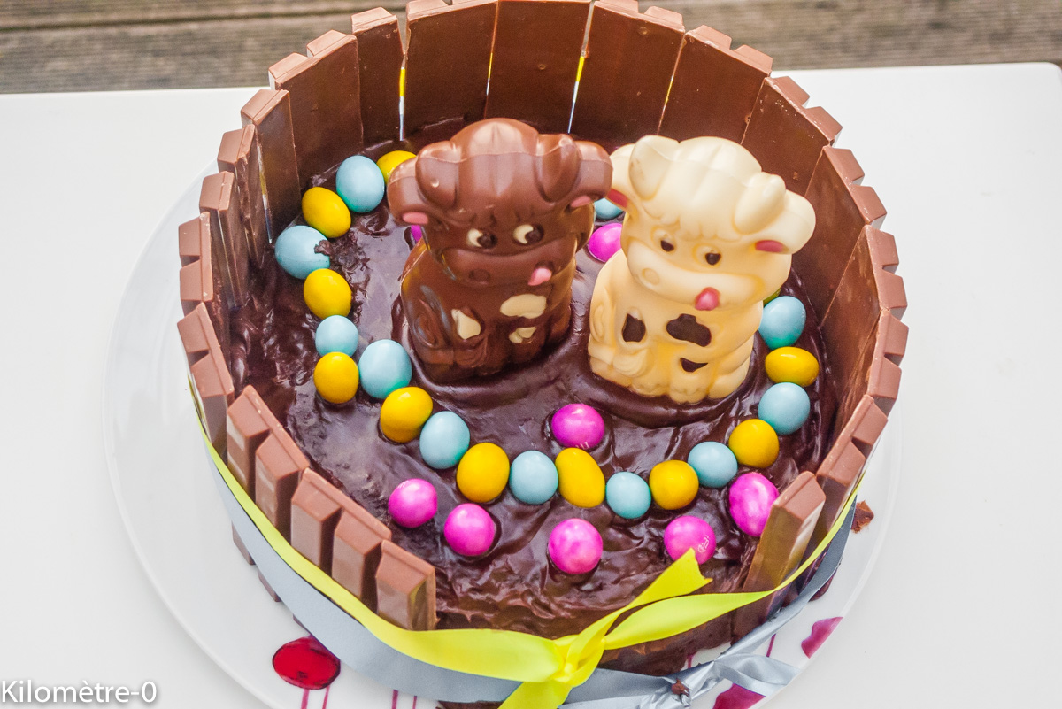 Photo de recette de gâteau anniversaire enfant de Kilomètre-0, blog de cuisine réalisée à partir de produits locaux et issus de circuits courts