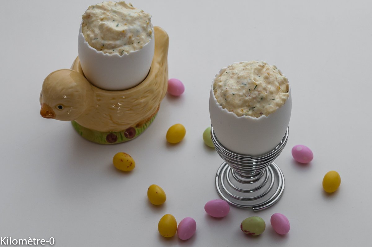 Photo de recette d'oeuf de Pâques crabe Kilomètre-0, blog de cuisine réalisée à partir de produits locaux et issus de circuits courts