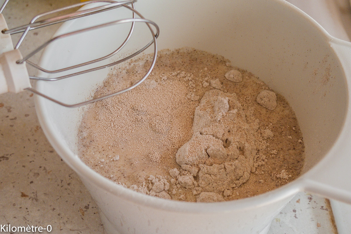 Photo de recette de pâtes à blinis de sarrasin de Kilomètre-0, blog de cuisine réalisée à partir de produits locaux et issus de circuits courts