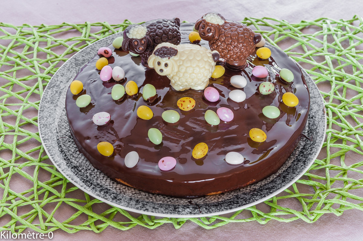 Photo de recette de gâteau de Pâques original enfant de Kilomètre-0, blog de cuisine réalisée à partir de produits locaux et issus de circuits courts