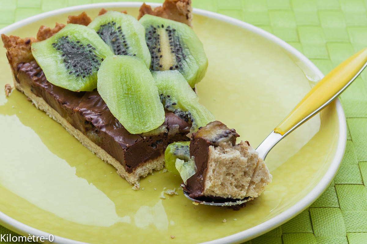 Tarte Kiwis Chocolat