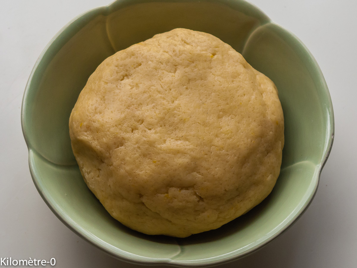 Photo de recette de torta della nonna de Kilomètre-0, blog de cuisine réalisée à partir de produits locaux et issus de circuits courts