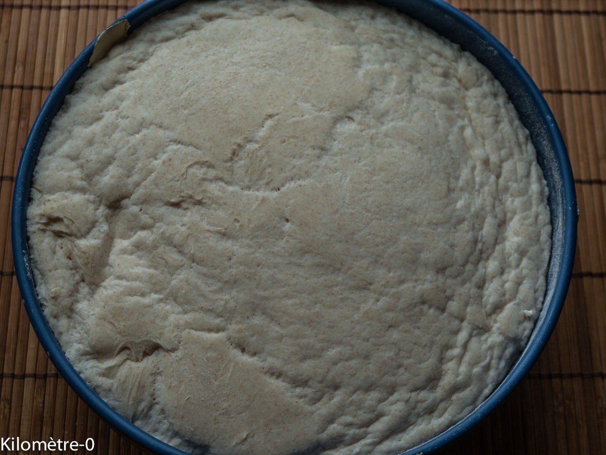 Photo de recette de pâte à pain de Kilomètre-0, blog de cuisine réalisée à partir de produits locaux et issus de circuits courts
