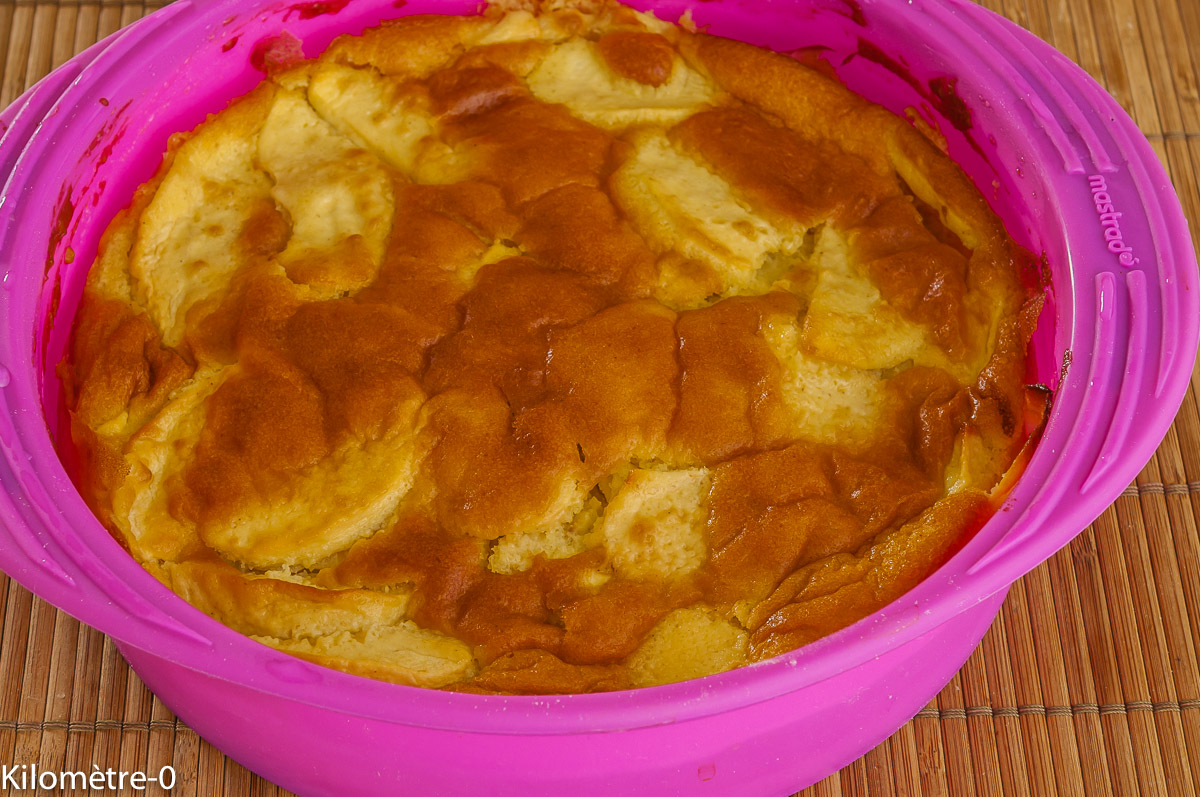 Photo de recette de gâteau aux pommes de Kilomètre-0, blog de cuisine réalisée à partir de produits locaux et issus de circuits courts