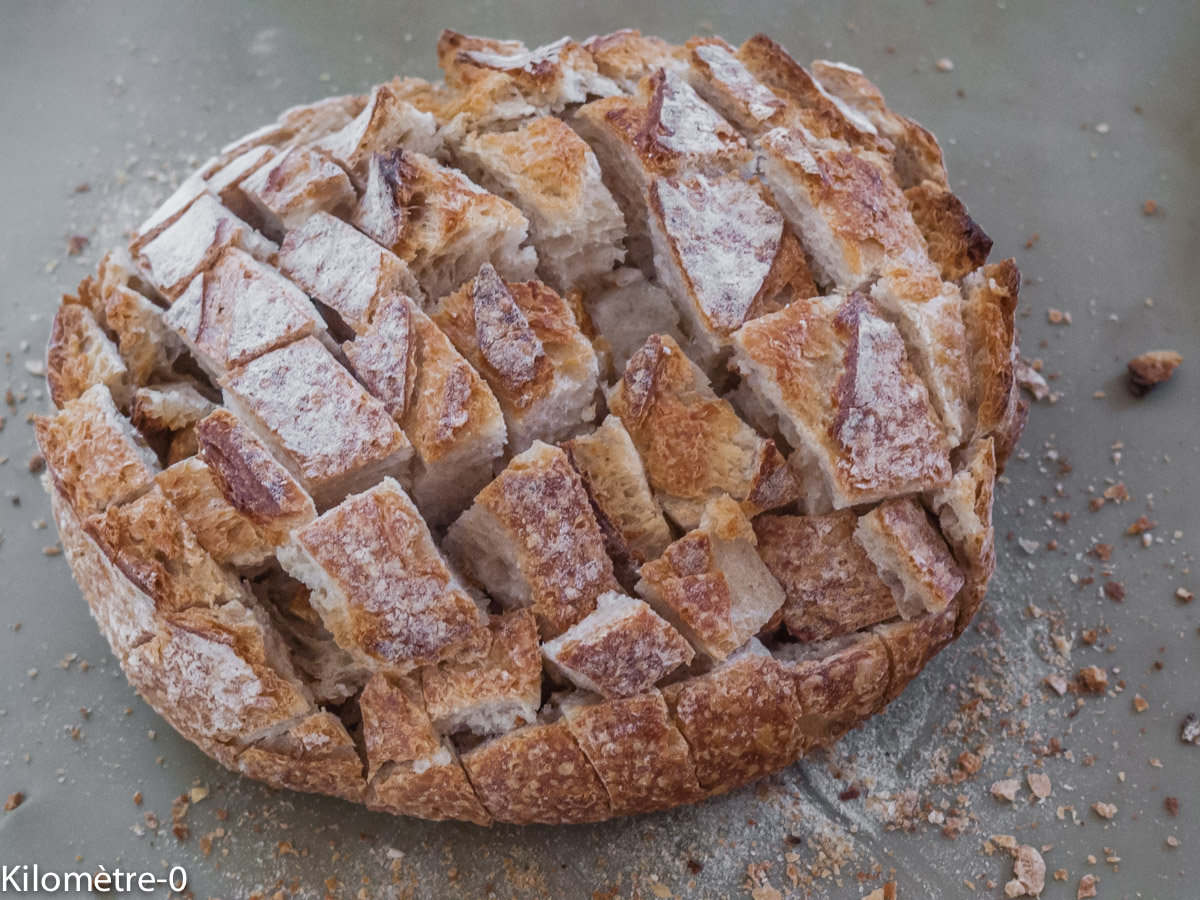 Photo de recette de pain hérisson de Kilomètre-0, blog de cuisine réalisée à partir de produits locaux et issus de circuits courts