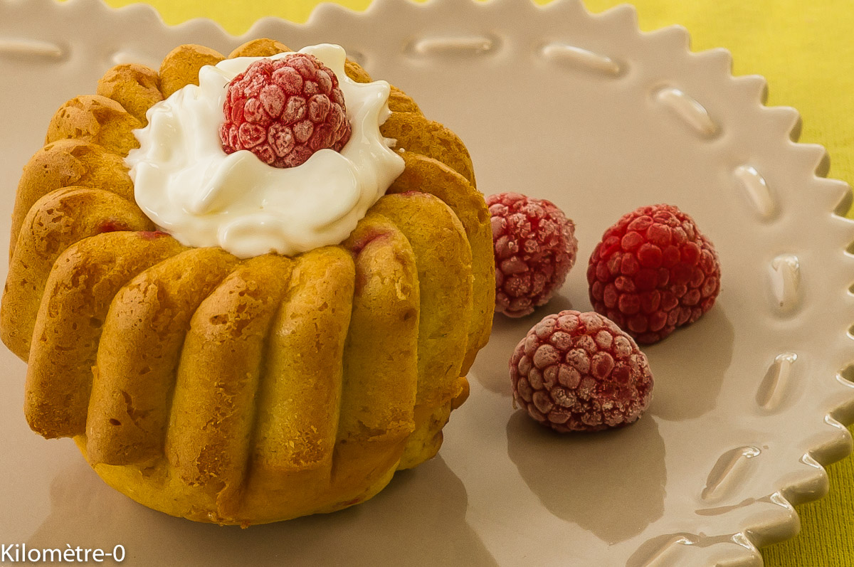 Photo de recette légère, facile, rapide, healthy de baba aux framboises et limoncello de Kilomètre-0, blog de cuisine réalisée à partir de produits locaux et issus de circuits courts