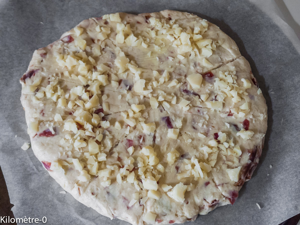 Photo de recette de scones apéro Kilomètre-0, blog de cuisine réalisée à partir de produits locaux et issus de circuits courts