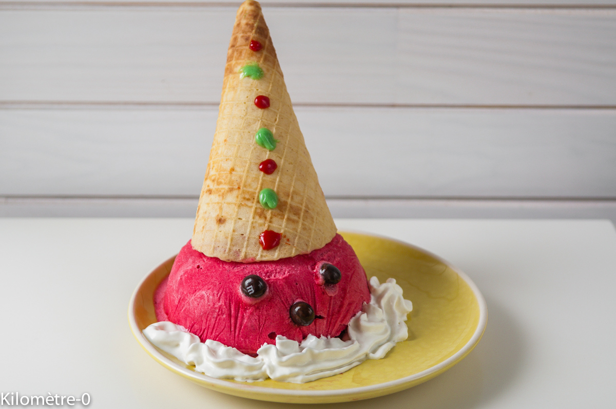 Photo de recette de cones de glace de Kilomètre-0, blog de cuisine réalisée à partir de produits locaux et issus de circuits courts