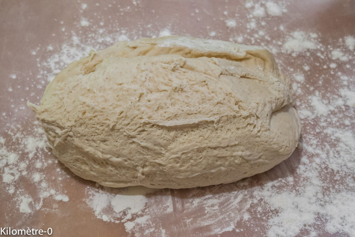 Photo de recette de pâte à pizza de Kilomètre-0, blog de cuisine réalisée à partir de produits locaux et issus de circuits courts
