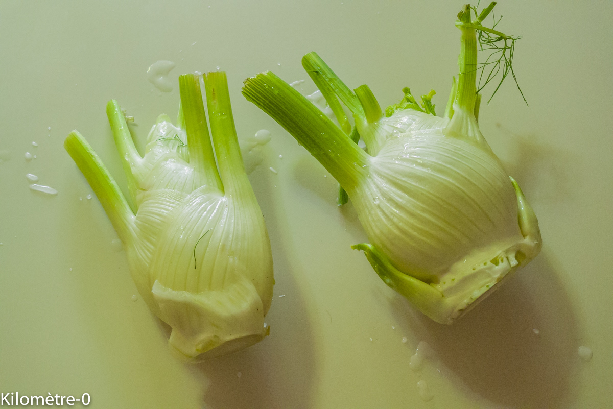 Photo de recette de fenouil de Kilomètre-0, blog de cuisine réalisée à partir de produits locaux et issus de circuits courts
