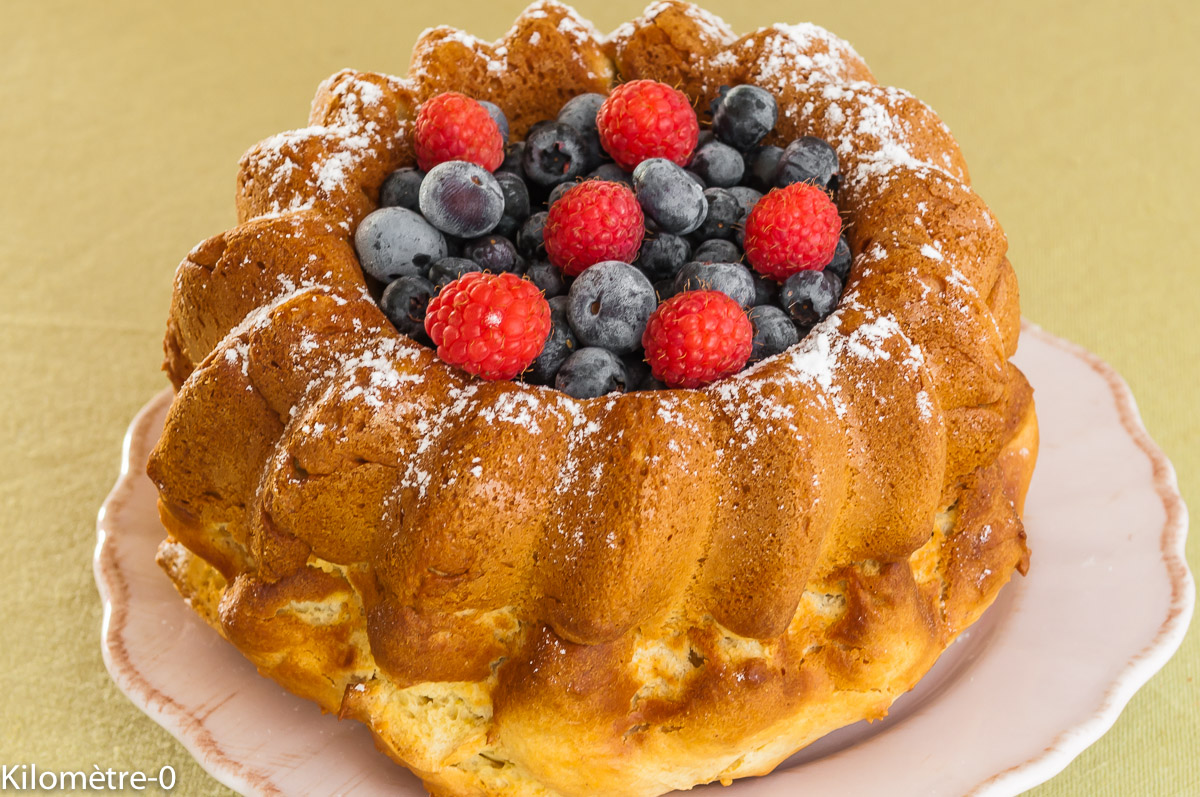 Photo de recette de gâteau facile ricotta fruits rouges myrtilles framboise Kilomètre-0, blog de cuisine réalisée à partir de produits locaux et issus de circuits courts