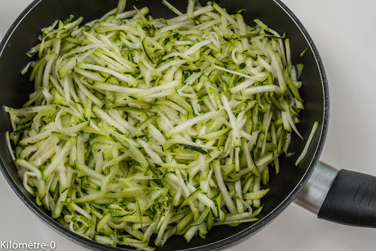 Photo de recette de courgettes de Kilomètre-0, blog de cuisine réalisée à partir de produits locaux et issus de circuits courts