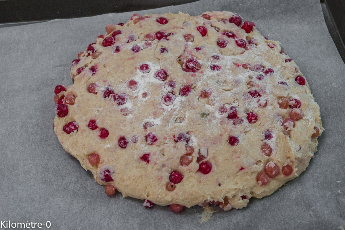 Photo de recette de scone, groseilles, bio, facile, rapide de Kilomètre-0, blog de cuisine réalisée à partir de produits locaux et issus de circuits courts