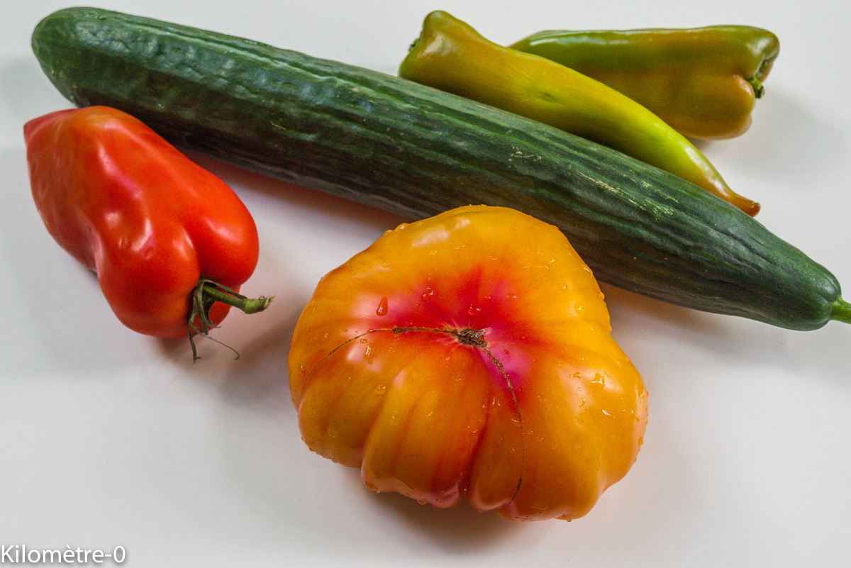 Photo de recette de légumes été de Kilomètre-0, blog de cuisine réalisée à partir de produits locaux et issus de circuits courts