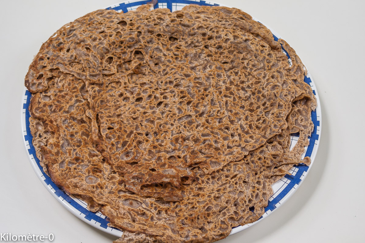 Photo de recette de galette bretonne de Kilomètre-0, blog de cuisine réalisée à partir de produits locaux et issus de circuits courts