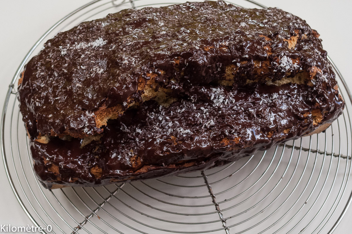 Photo de recette de gâteau du matin à la noix de coco facile, rapide, économique, bio de Kilomètre-0, blog de cuisine réalisée à partir de produits locaux et issus de circuits courts