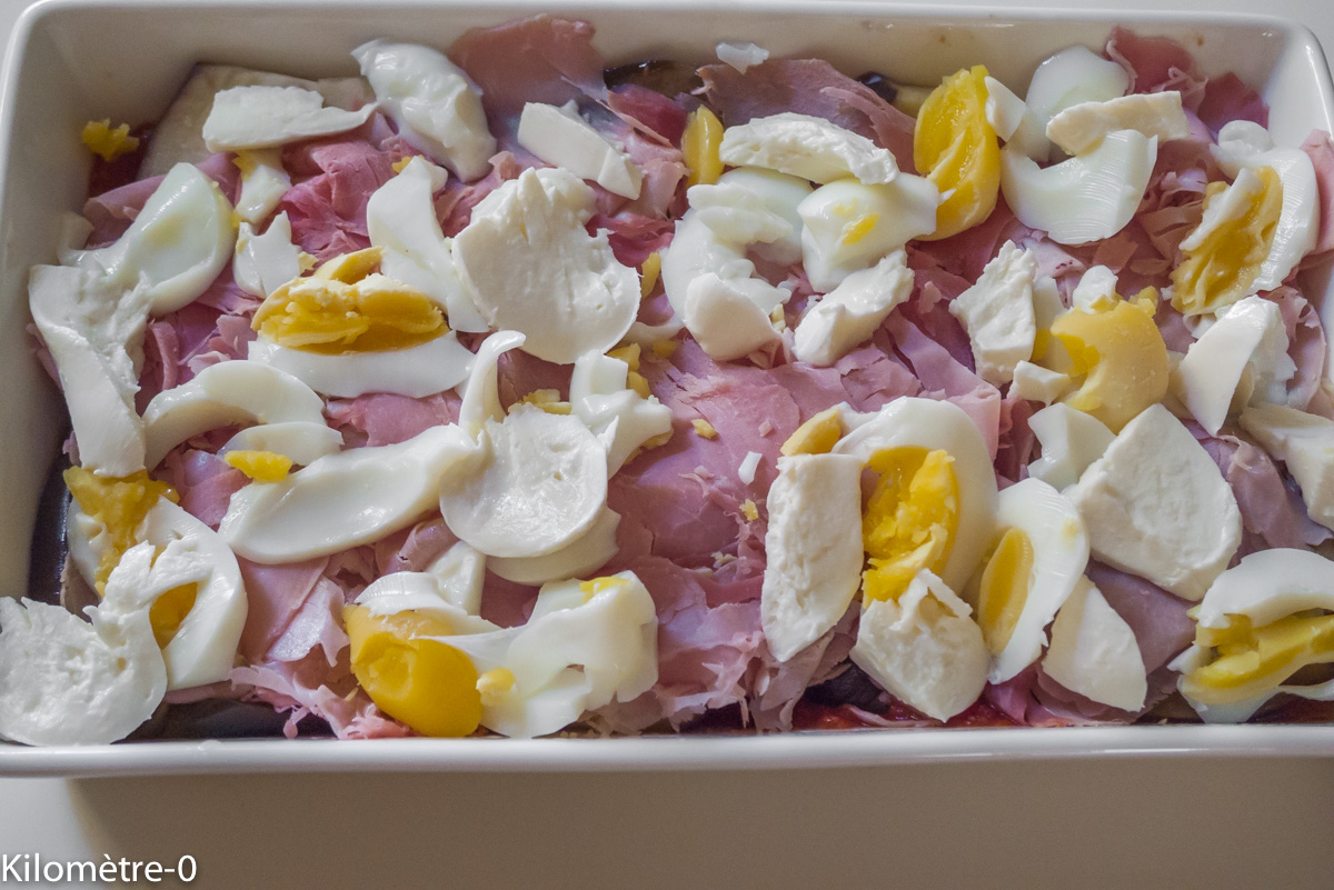 Photo de parmigiana alla siciliana, recette légère, facile, rapide, bio, économique dede Kilomètre-0, blog de cuisine réalisée à partir de produits locaux et issus de circuits courts