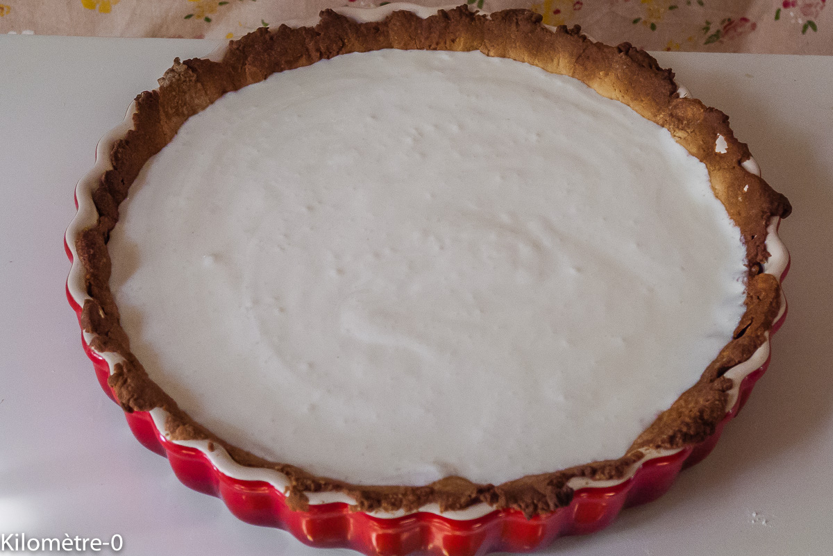 Photo de recette de tarte yaourt figues facile, légère, rapide de Kilomètre-0, blog de cuisine réalisée à partir de produits locaux et issus de circuits courts