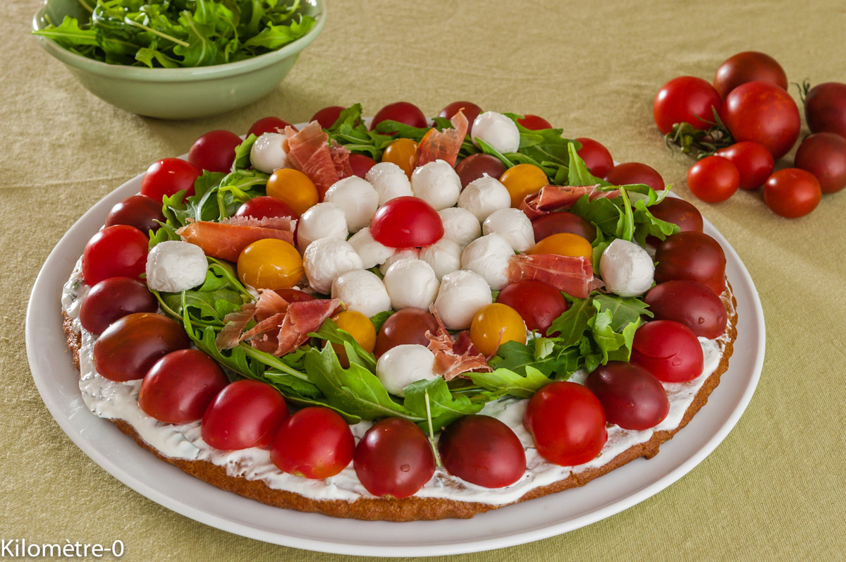 Photo de recette de tarte salée de Kilomètre-0, blog de cuisine réalisée à partir de produits locaux et issus de circuits courts