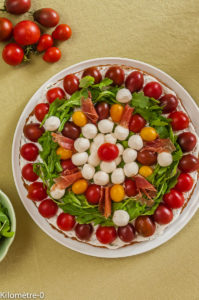 Photo de recette de tarte salée apéro, fête, belle, sympa, facile, légère de Kilomètre-0, blog de cuisine réalisée à partir de produits locaux et issus de circuits courts