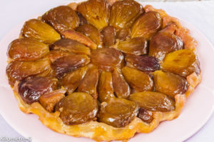 Photo de recette de tatin figues de Kilomètre-0, blog de cuisine réalisée à partir de produits locaux et issus de circuits courts