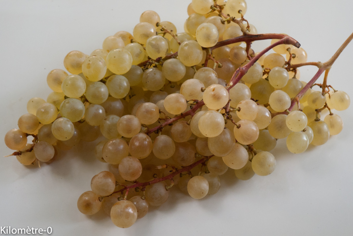Photo de recette de raisins frais de Kilomètre0, blog de cuisine