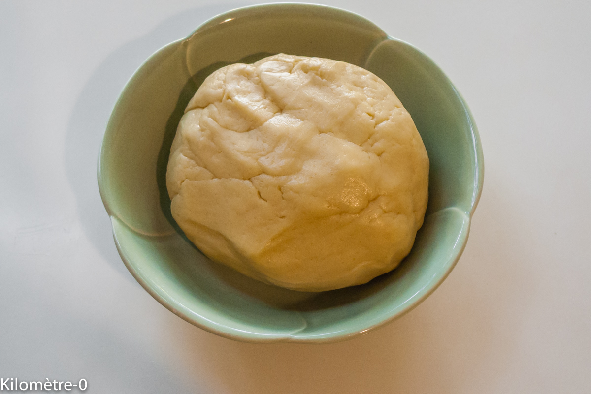 Photo de recette de pâte sucrée de Kilomètre-0, blog de cuisine réalisée à partir de produits locaux et issus de circuits courts