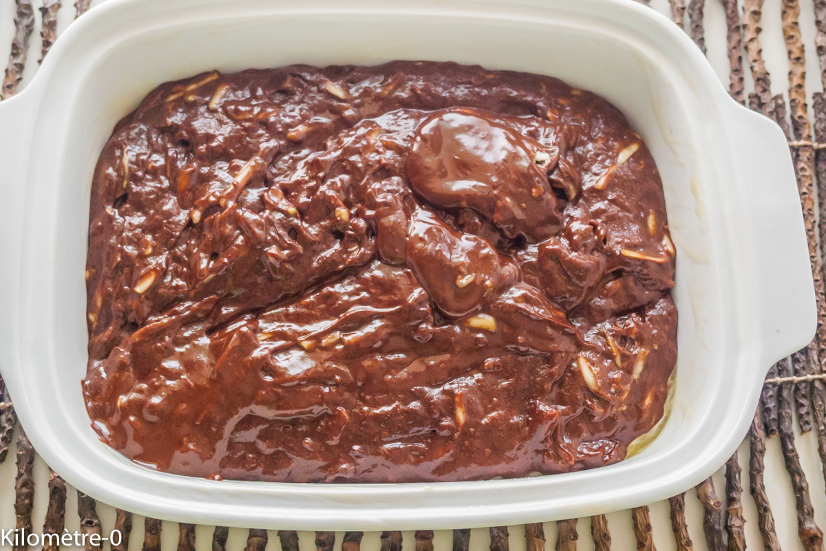 Photo de recette de fondant au chocolat léger, rapide, facile de Kilomètre-0, blog de cuisine réalisée à partir de produits locaux et issus de circuits courts
