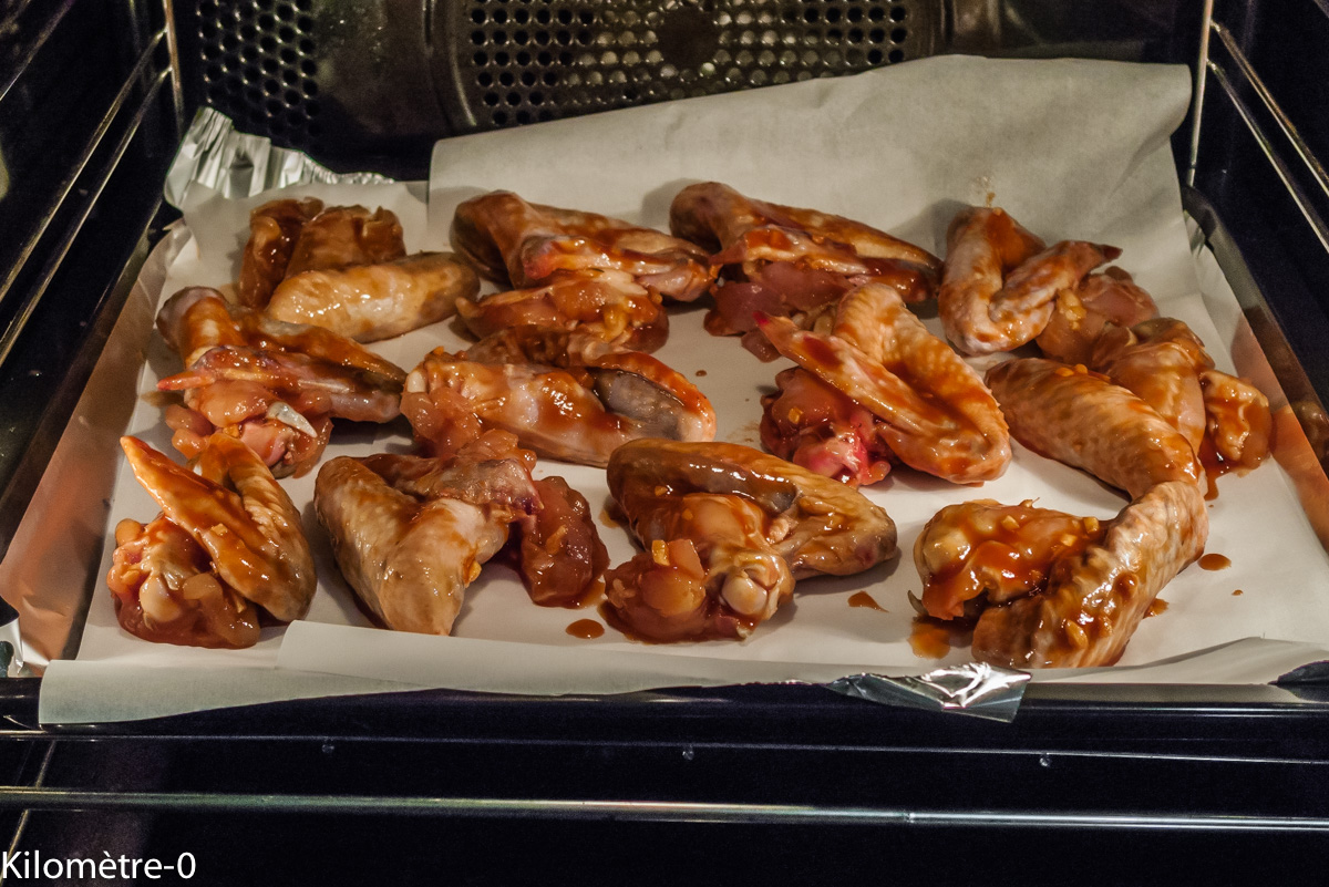Photo de recette de apéro, ailes marinées, poulet mariné, pilons marinés, facile, rapide de Kilomètre-0, blog de cuisine réalisée à partir de produits locaux et issus de circuits courts