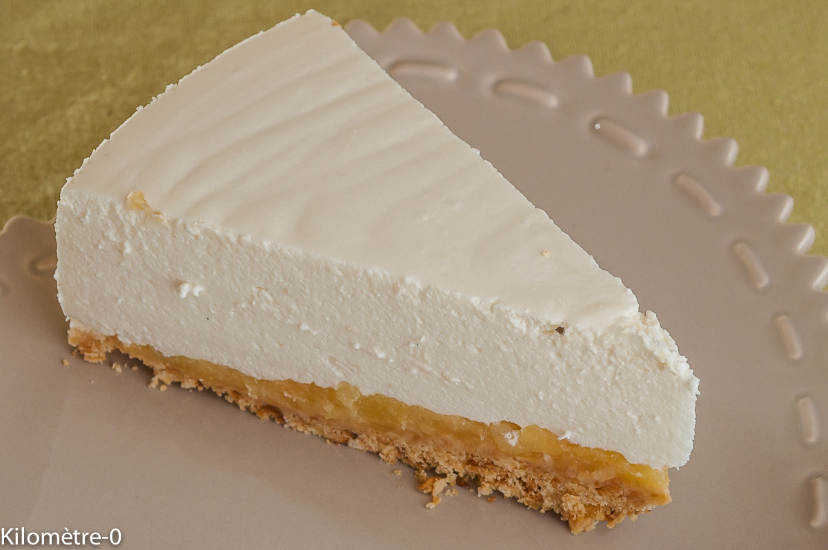 Photo de recette de cheesecake aux pommes caramélisées, facile, léger, rapide, bio deKilomètre-0, blog de cuisine réalisée à partir de produits locaux et issus de circuits courts