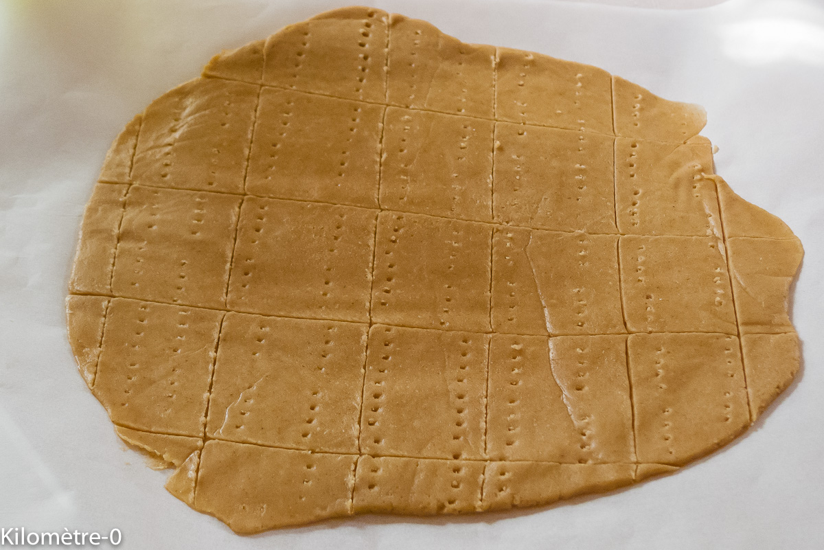 Photo de recette de graham crackers maison, facile, rapide, léger, simple, bio de Kilomètre-0, blog de cuisine réalisée à partir de produits locaux et issus de circuits courts