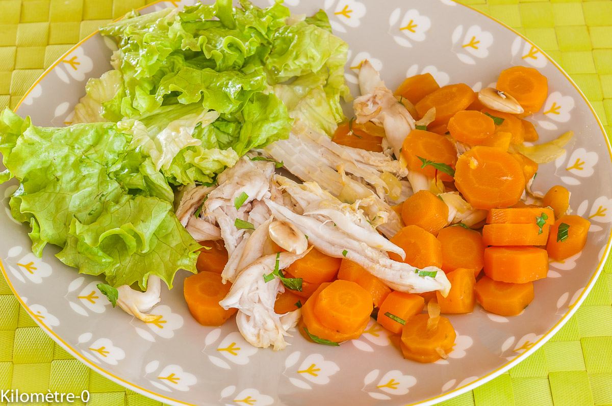 Photo de recette de raie, carottes, tajine, amandes, facile, rapide, léger, simple de Kilomètre-0, blog de cuisine réalisée à partir de produits locaux et issus de circuits courts