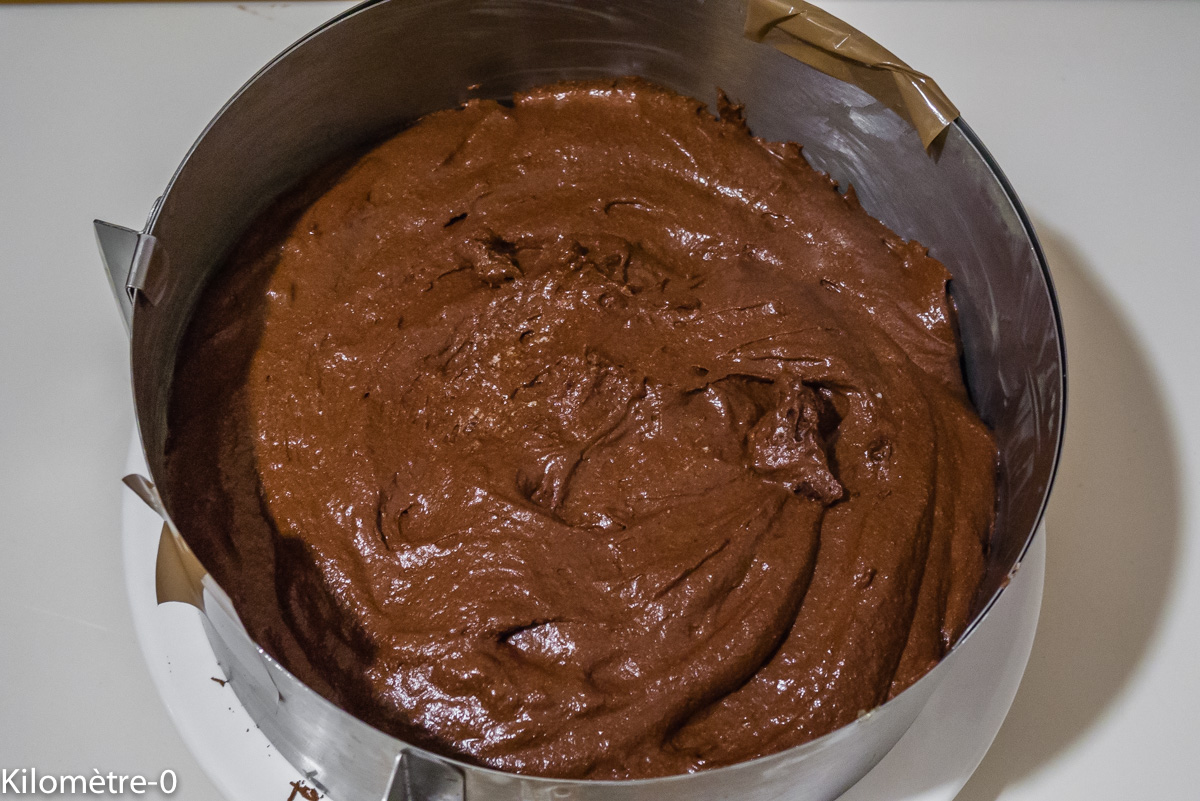 Photo de recette de gâteau chocolat croustillant Kilomètre-0, blog de cuisine réalisée à partir de produits locaux et issus de circuits courts