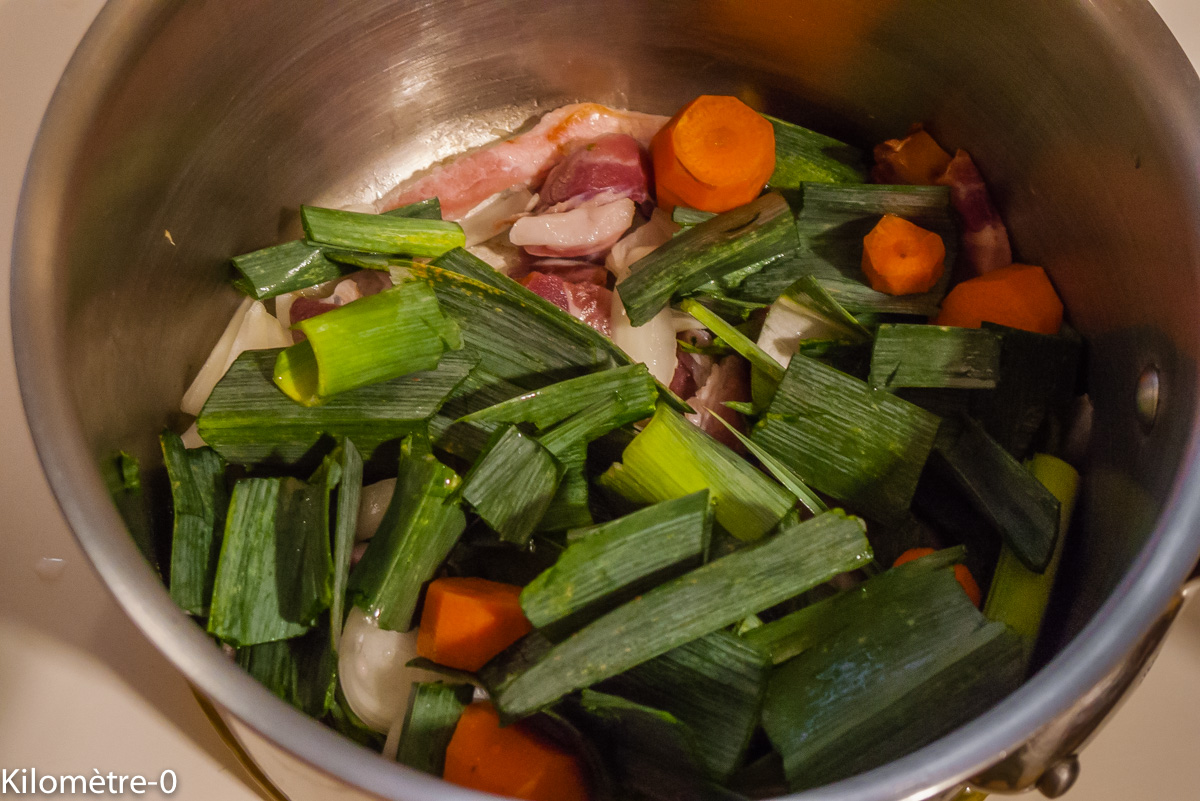 Photo de recette de soupe de lentilles de Kilomètre-0, blog de cuisine réalisée à partir de produits locaux et issus de circuits courts